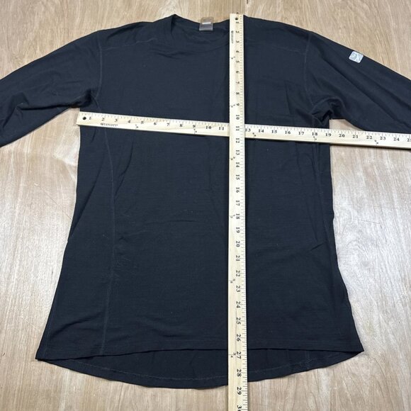 Arcteryx Men’s Black Size XL Long Sleeve Wool Base Layer Shirt - Picture 4 of 5